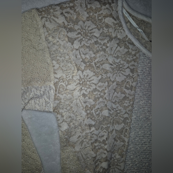 Miss Me Cream Lace Women's Top NWT - Picture 7 of 12